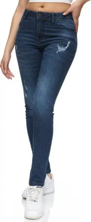 REPUBLIX Stretch-Jeans STELLA Damen Destroyed Mid