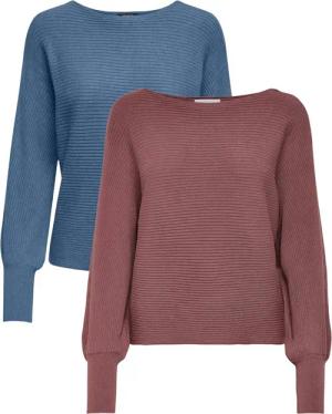 ONLY Langarmshirt Pullover mit Fledermausärmel im