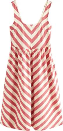 Next Midikleid Midi-Sommerkleid aus Baumwolljersey, Kurzgröße