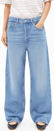 Armedangels Boyfriend-Jeans HAAYI Baggy Jeans Hanf-Mix