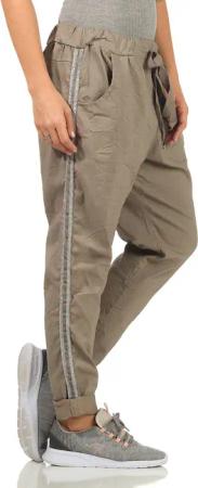 Mississhop Jogginghose Damen Hose Baumwollhose mit