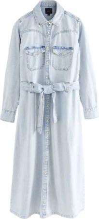 Next Midikleid Western-Jeanskleid Baumwolle für größere