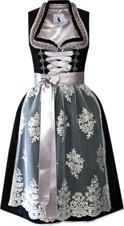 Alpenmärchen Dirndl Dirndl Evi in schwarz