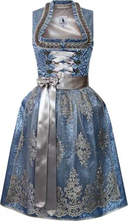 Alpenmärchen Dirndl Dirndl Stella in blau
