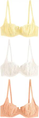 Next Balconnet-BH Spitzen-BHs im 3er-Pack (3-tlg)