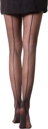 cofi1453 Strumpfhose Damen Strumpfhose Schrift Strumpfhose