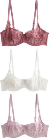 Next Balconnet-BH Spitzen-BHs im 3er-Pack (3-tlg)