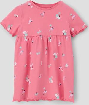 s.Oliver Jerseykleid Kleid mit Raffung Raffung