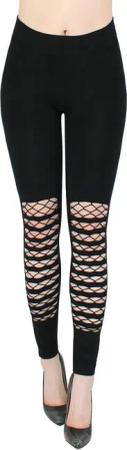 dy_mode Highwaist Leggings Damen Leggings Schwarz