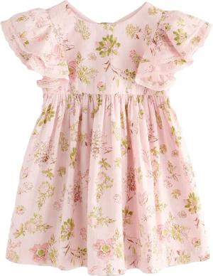 Next Sommerkleid Kleid mit Flügelärmeln aus