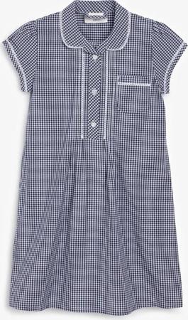 Next Karokleid Kleid mit Vichykaros, Knopfleiste