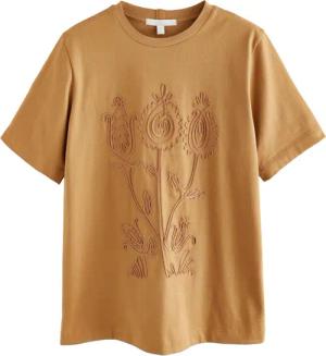 Next T-Shirt Schweres T-Shirt mit Provence-Grafik