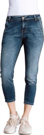 Zhrill Mom-Jeans Capri Jeans DALVA Blau