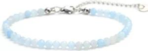 Kim Johanson Fußkette Naturstein Perlenfußkette (1-tlg),