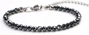 Kim Johanson Fußkette Naturstein Perlenfußkette (1-tlg),