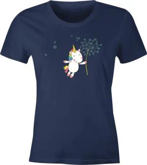 MoonWorks Print-Shirt Damen T-Shirt Einhorn mit