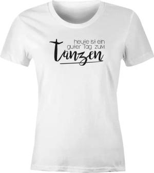MoonWorks Print-Shirt Damen T-Shirt heute ist