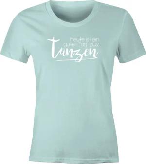 MoonWorks Print-Shirt Damen T-Shirt heute ist