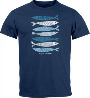 Neverless Print-Shirt Herren T-Shirt Motiv Maritim