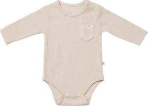 biorganic Langarmbody Waffle Smile für Jungen
