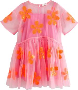 Next Partykleid Mesh-Partykleid mit Blumen und