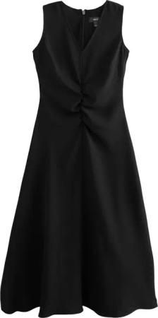 Next Midikleid Ärmelloses Midikleid mit Raffdetails