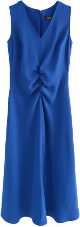 Next Midikleid Ärmelloses Midikleid mit Raffdetails