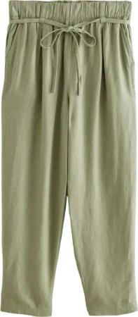 Next Leinenhose Hose mit Barrel-Bein und