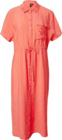 Vero Moda Blusenkleid IRIS (1-tlg) Drapiert/gerafft