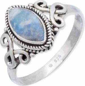 mantraroma Silberring BAGHIMI Ellipse aus 925