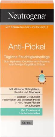 Neutrogena Tagescreme Anti-Pickel Tägliche Feuchtigkeitspflege ölfrei