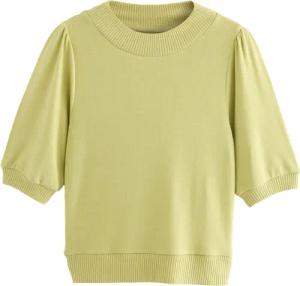 Next Kurzarmpullover Kurzarm-Oberteil mit Rundhalsausschnitt, Kurzgröße