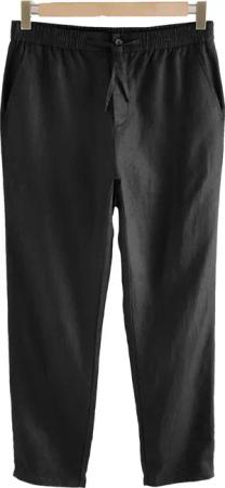 Next Leinenhose Signature Hose mit Gummibund