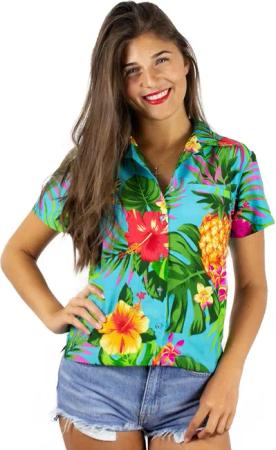 King Kameha Hawaiihemd Pineapple Funky Hawaiibluse