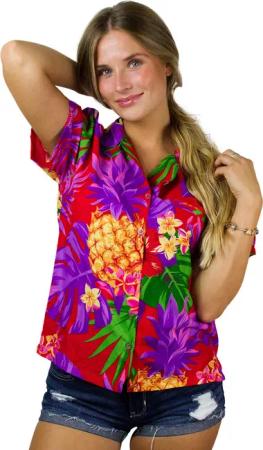 King Kameha Hawaiihemd Pineapple Funky Hawaiibluse