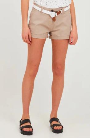 OXMO Chinoshorts OXChanett Shorts mit Gürtel