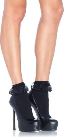 Leg Avenue Socken Knöchelsocken mit Spitze
