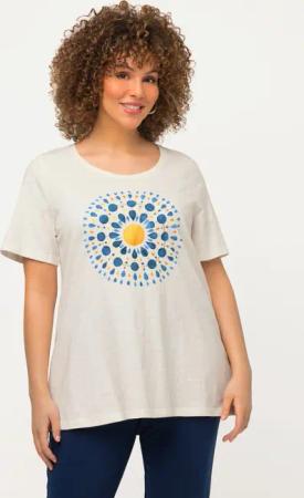 Ulla Popken T-Shirt T-Shirt Mandala A-Linie