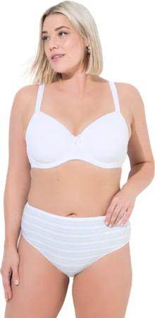 Ulla Popken Slip Midislips 5er-Pack Streifen/einfarbig