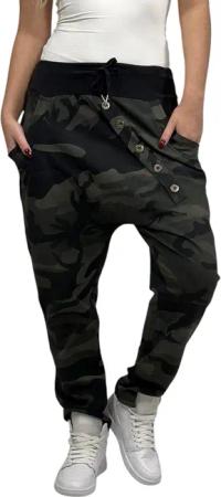 Mississhop Boyfriend-Hose Sweatpants Baggy Camouflage Damenhose