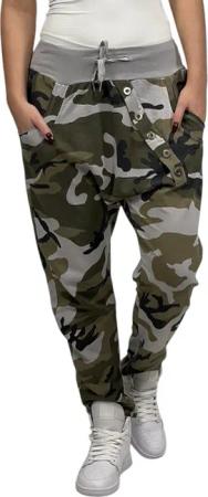 Mississhop Boyfriend-Hose Sweatpants Baggy Camouflage Damenhose