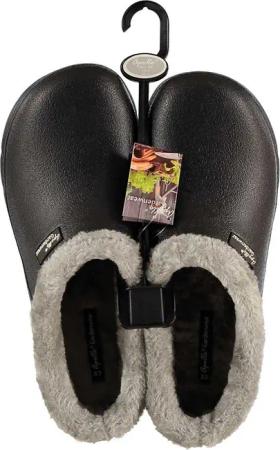 Steinnacher Bärbel Herren Gartenclogs mit Fell