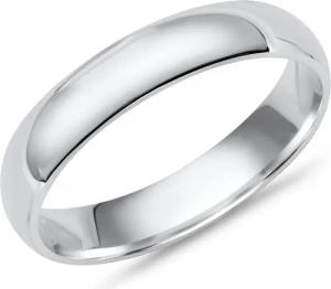 Unique Fingerring Hochglanzpolierter 925 Silberring 4mm