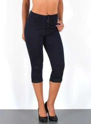 ESRA Caprijeans Damen Capri Jeans Hose