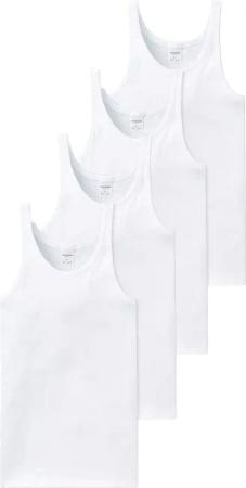 Schiesser Unterhemd 4er Pack Cotton Essentials