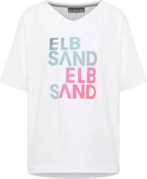 Elbsand Kurzarmshirt ESW_Liv_T-Shirt cloud white_multi