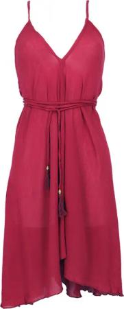 Guru-Shop Midikleid Minikleid Boho chic, wandelbares