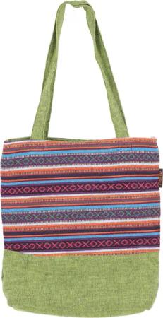 Guru-Shop Schultertasche Ethno Shopper Tasche, stabile