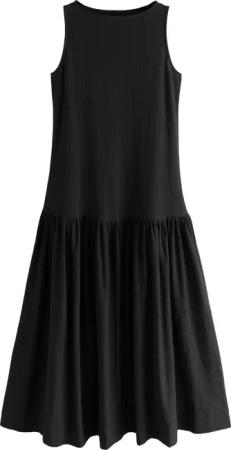 Next Midikleid Ärmelloses Midikleid 100 % Baumwolle