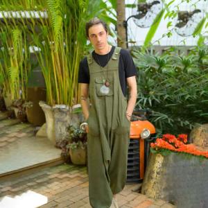 virblatt Jumpsuit Herren & Damen Latzhose,
